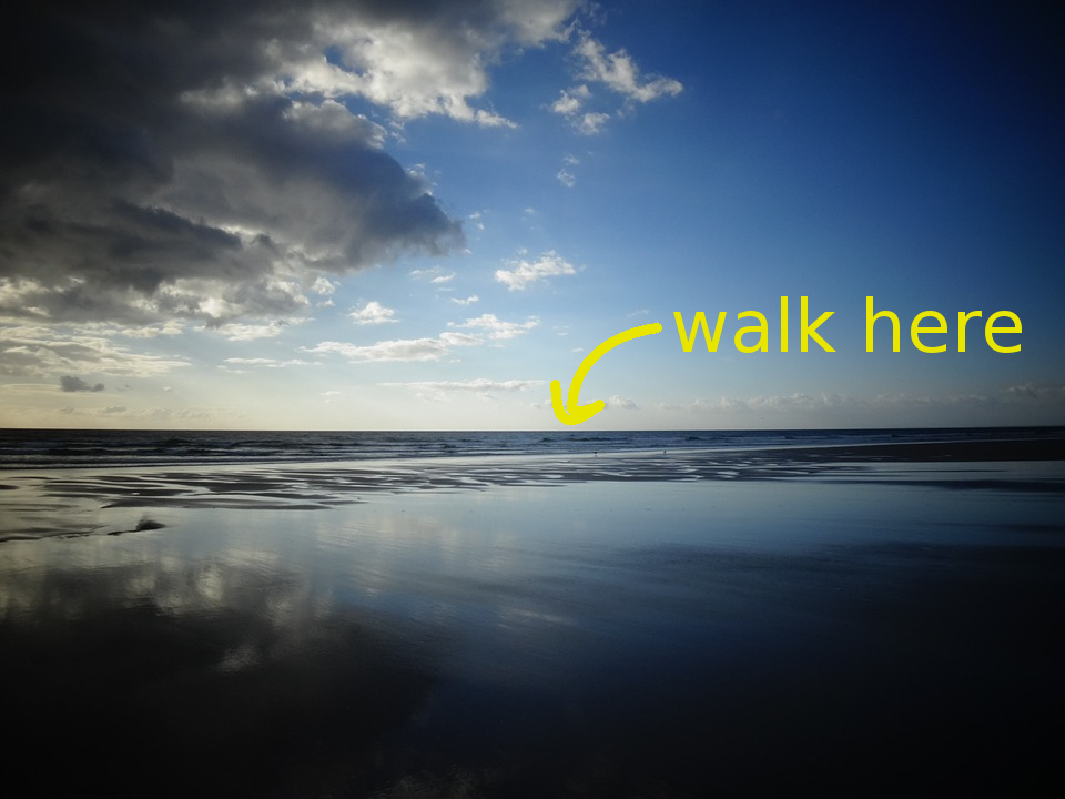 Yes yes, I know that's ocean. WALK ANYWAY!